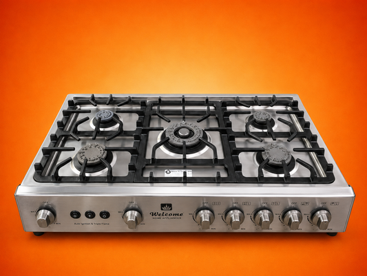 COOKING RANGE FIVE BURNER