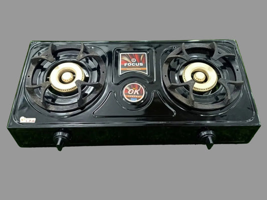 Heavy Duty Double Auto-Ignition LPG Gas Stove (2 Burner)