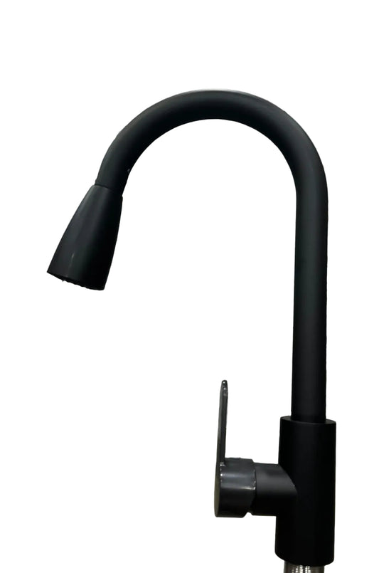 Imported Matte Black 360° Rotatable Pull-Out Shower Sink Faucet / Tap