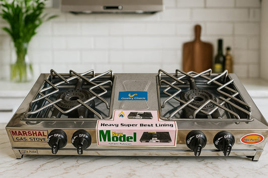 Twin Twin Gas Stove 2Jumbo Burner Model :209