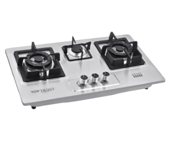 Heavy Duty 3-Burner Stainless Steel Built-in Hob (14 Gauge / 3MM)