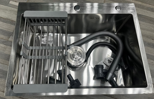 Hand made sink Stainlees Steel  imported Size:16x20