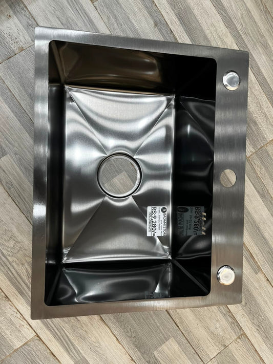 Kitchen Sink Black Hand Made Imported Size:(16×20) Inches