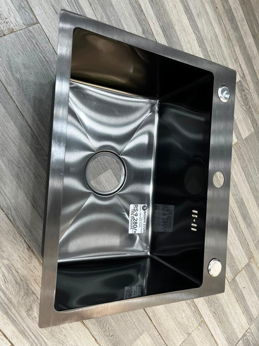 Black Kitchen Sink Hand Made Imported Size:16×20