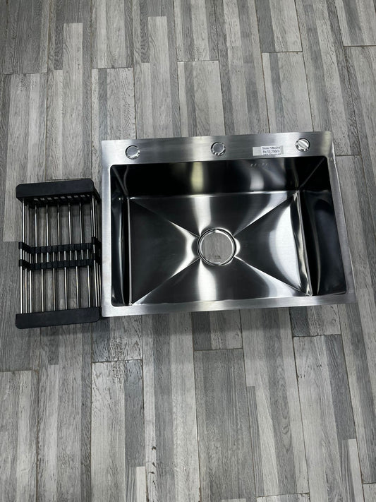 Kitchen Sink Black Hand Made Imported Size:(16×20) Inches