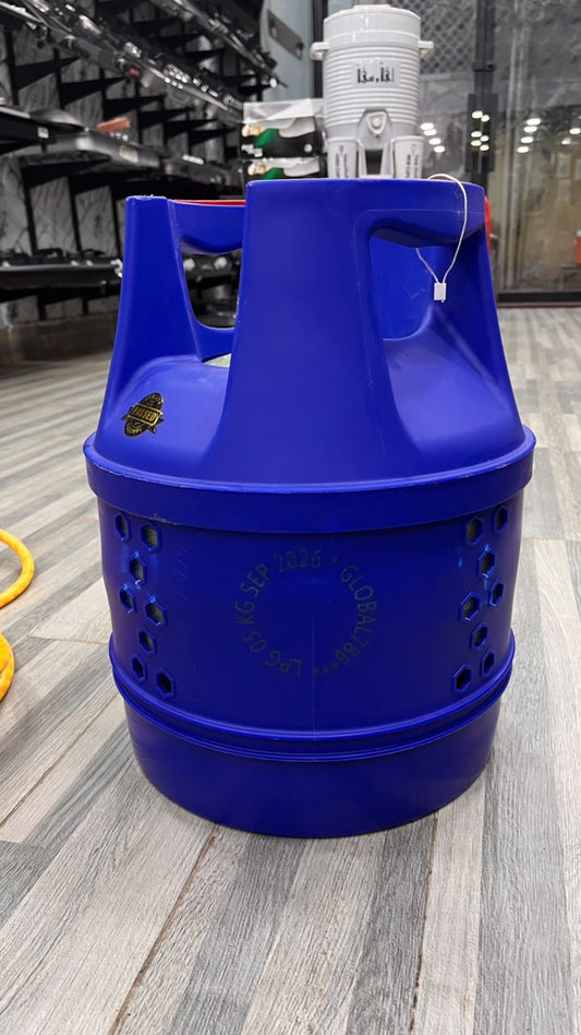 5KG Global Fiber Gas Cylinder & Auto-Ignition Stove Complete Package