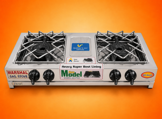 Twin Twin Gas Stove 2Jumbo Burner Model :209